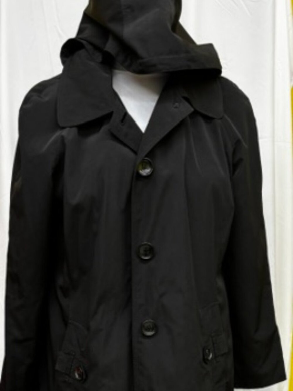 Vintage-inspired London Fog single-breasted maxi trench coat Women size 14